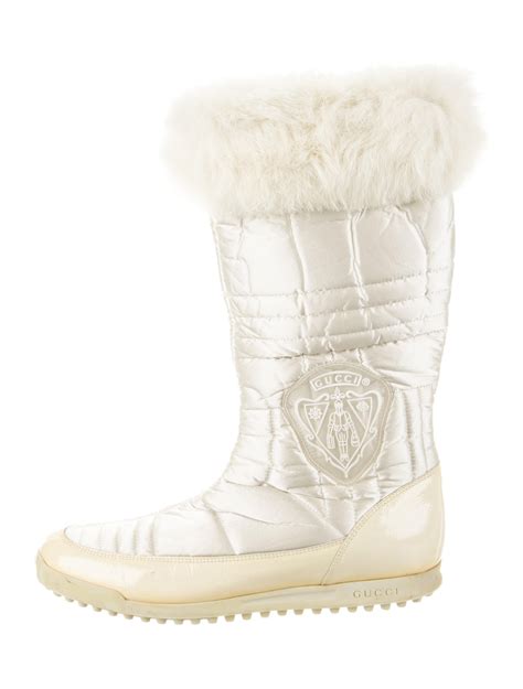 women's gucci snow boots|farfetch gucci boots.